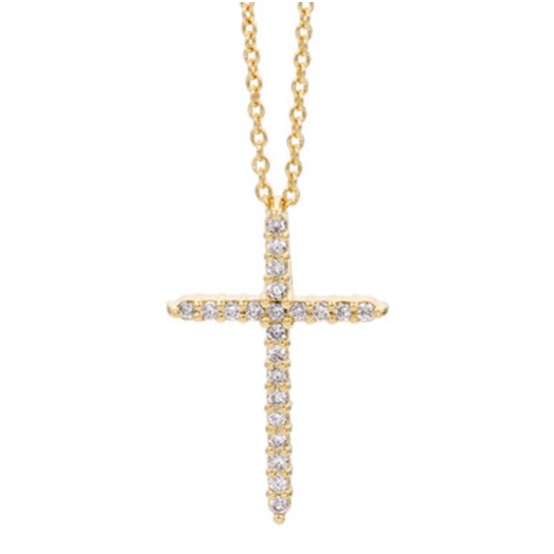 Tiny Treasures Cross Pendant [1DFAD1096]