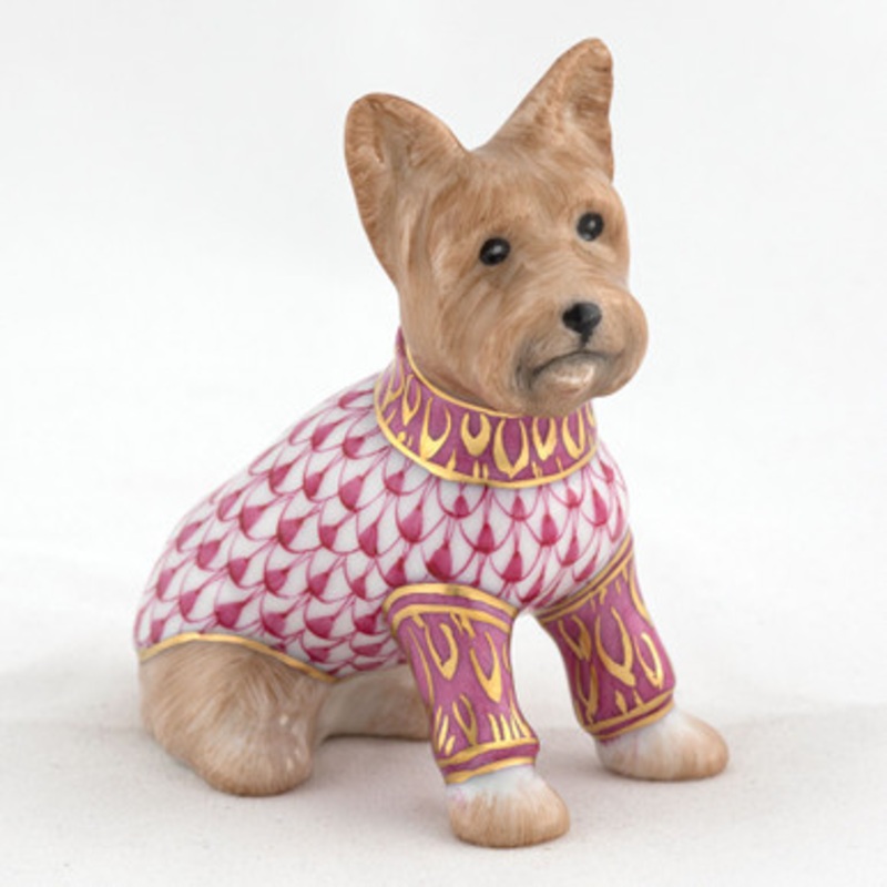Yorkshire Terrier in Raspberry [GGFIG0017]