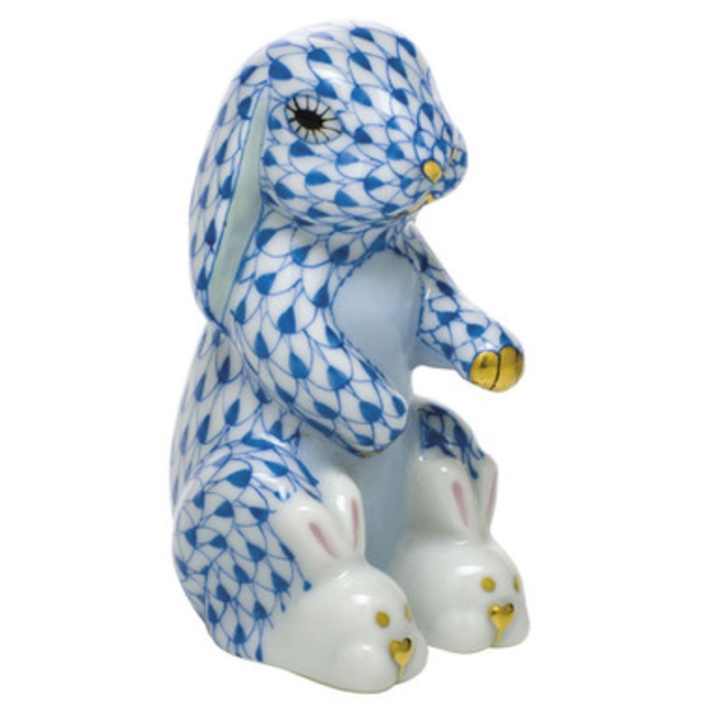 Bunny with Slippers Blue [6COLF1980]
