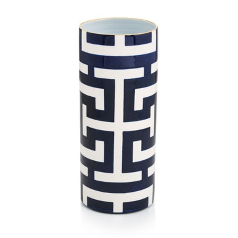 Cylinder Vase in Prussian [GGVAS0085]