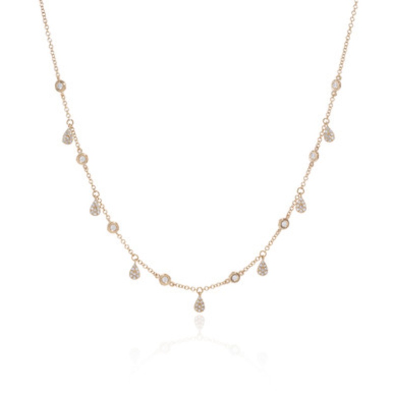 Diamond Drop Necklace [JNOTH0518]