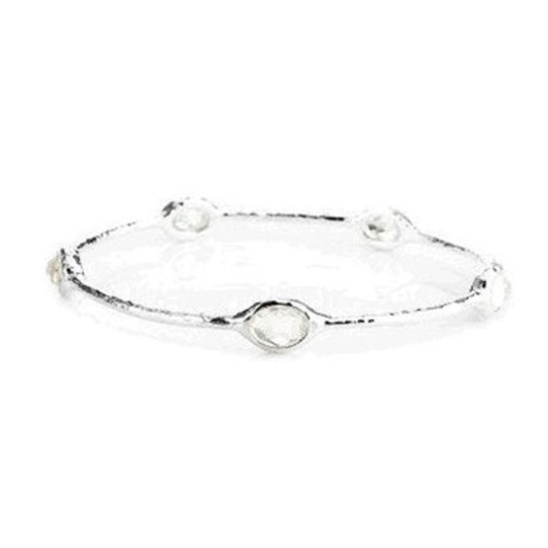Rock Candy Five Stone Bangle Bracelet [2YSBR7786]