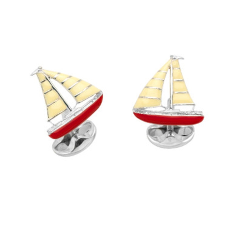 Sail Boat Cufflinks [2YGCL0217]