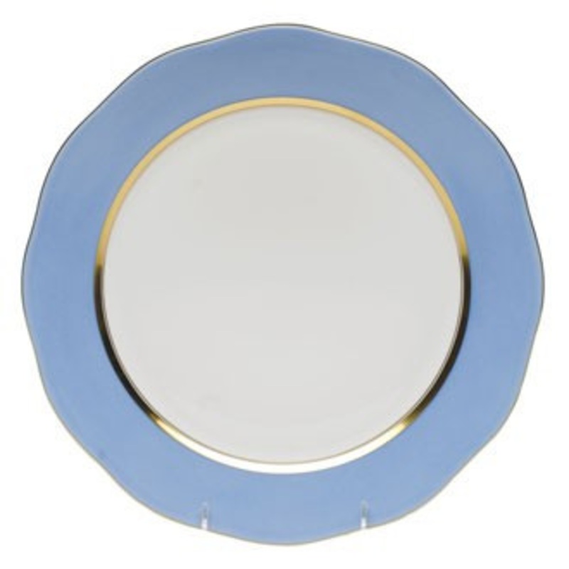 Silk Ribbon Cornflower Blue Charger [6HESC1158]