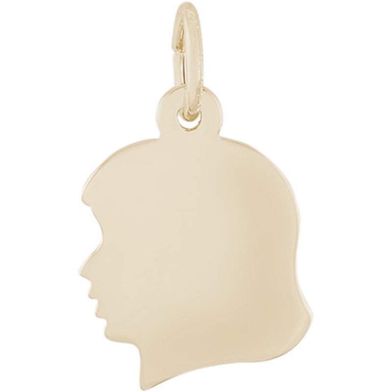 Young Girl’s Head Charm [2XCHM3569]