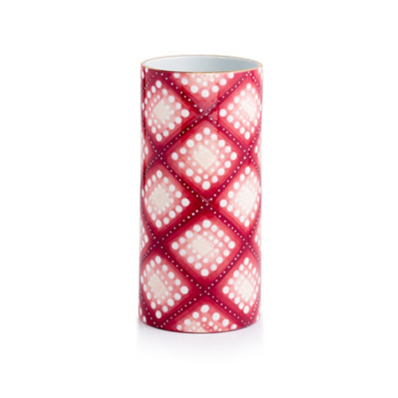Tjanting Cylinder Vase in Rose [GGVAS0047]