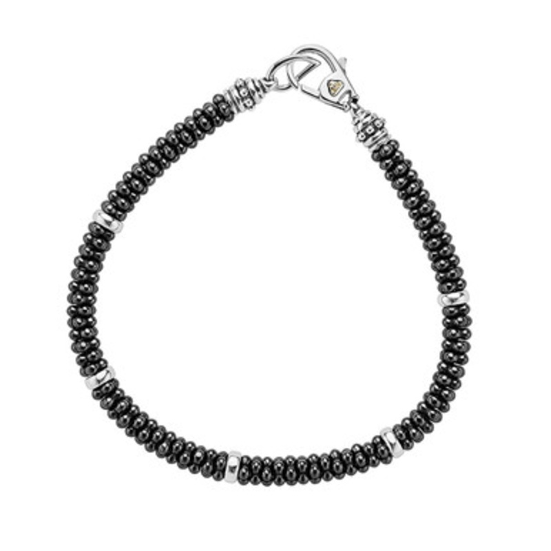 Black Caviar Station Bracelet [2YSBR9191]