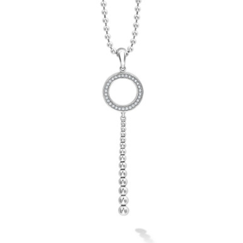 Caviar Spark Diamond Necklace [JNPEN0164]