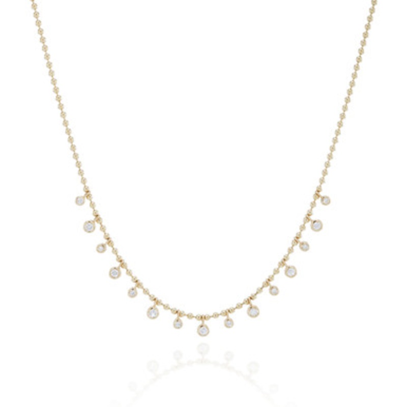 Diamond Drop Necklace [JNOTH0492]