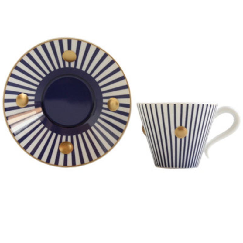 Set 2 Midnight Blue Espresso Cups [6GIFT4394]