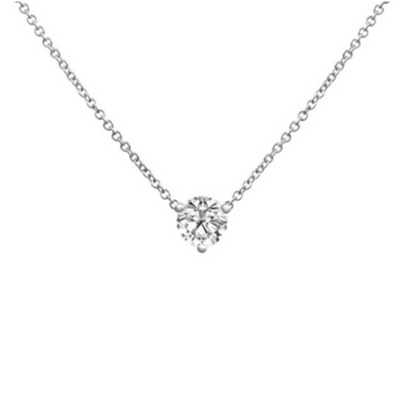 Solitaire Diamond Necklace  [JNPEN0262]