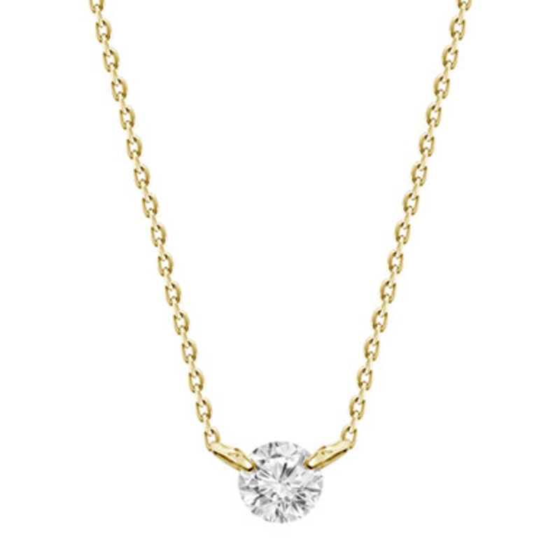 Solitaire Diamond Pendant Necklace [JNPEN0859]
