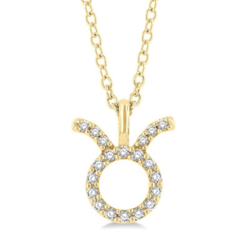 Taurus Zodiac Diamond Pendant
 [JNPEN0326]