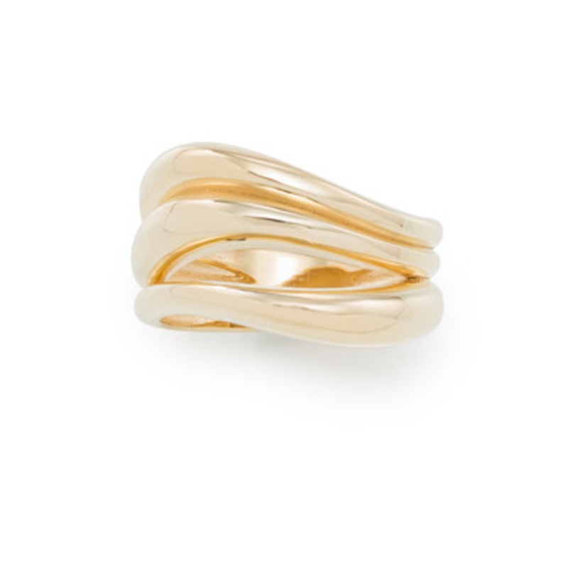 Triple Row Wave Band Ring [JROTH0220]