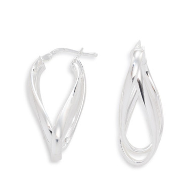 Twisted Hoop Earrings [JEHOP0079]