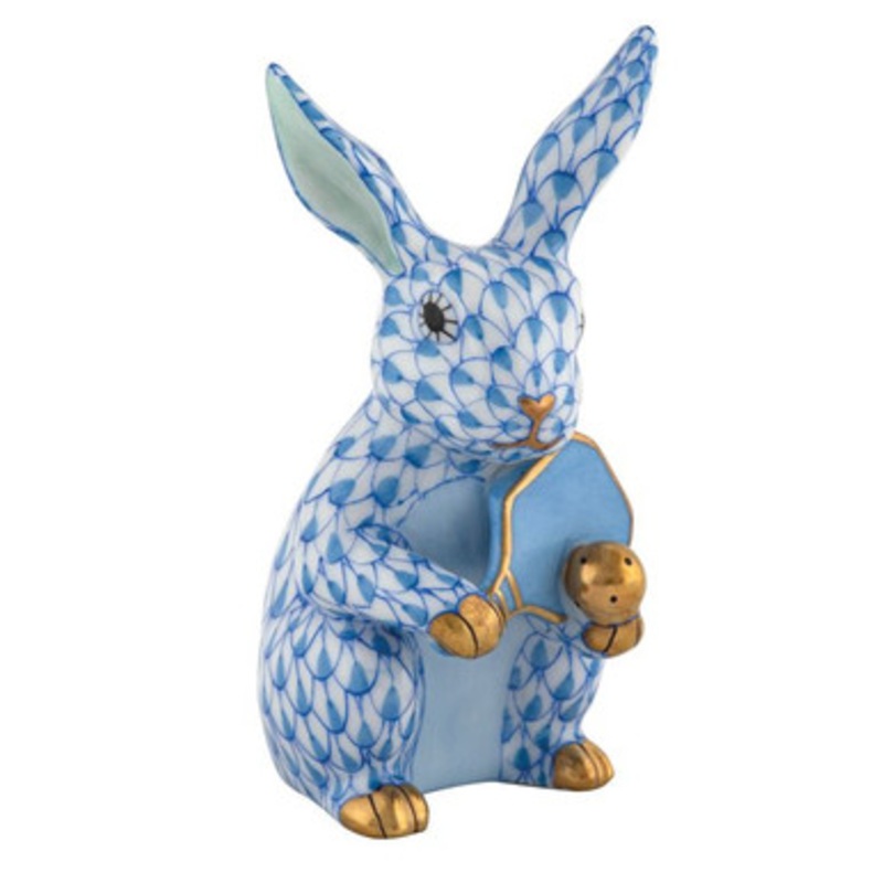 Blue Pickleball Bunny [GGFIG0172]