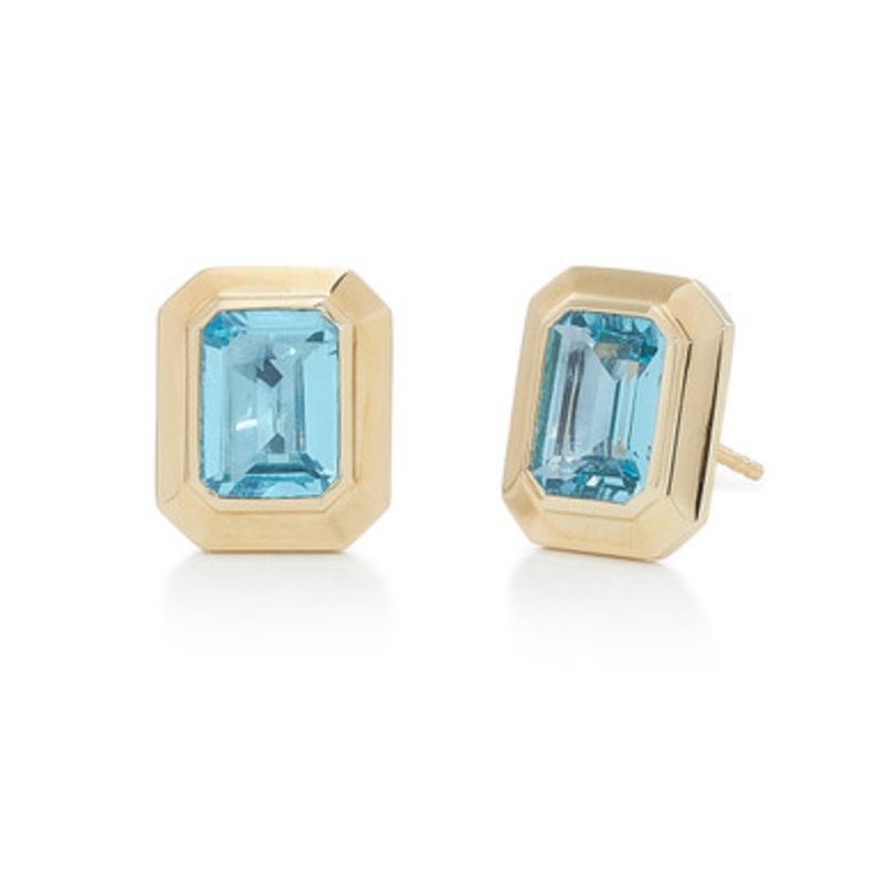 Blue Topaz Earrings [JEOTH0089]