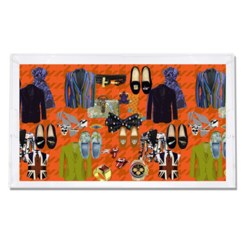 Bougie Men Orange Tray [GGTRY0006]