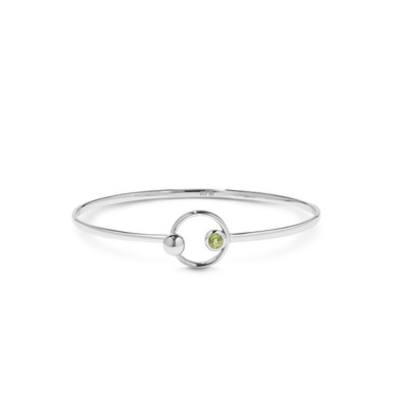 Peridot Bangle Bracelet [2YSGB0278]