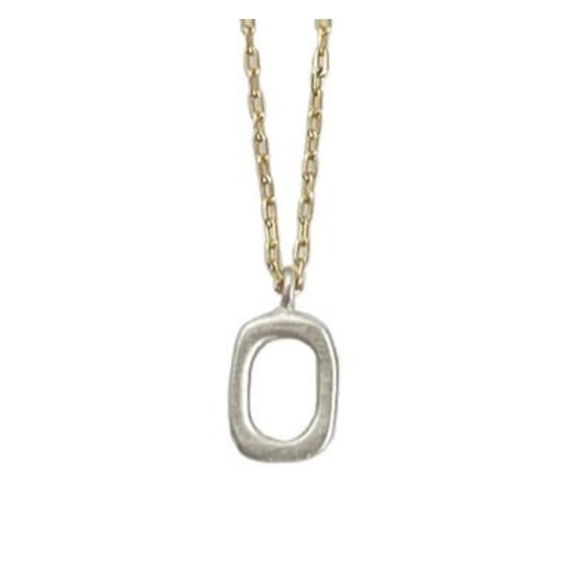 Rectangle Drop Necklace [JNOTH0214]