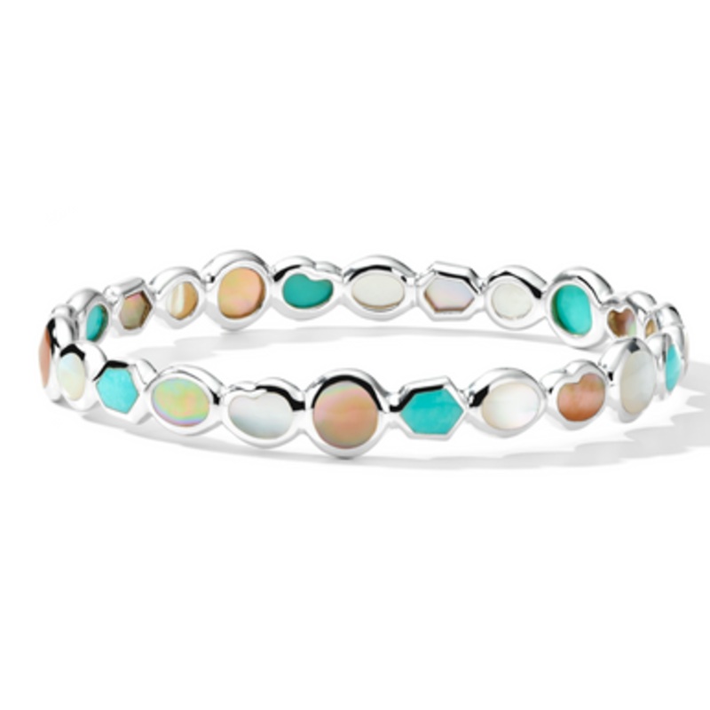Rock Candy Stone Bangle Bracelet [JBBAC0341]