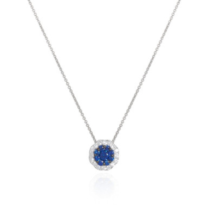 Sapphire and Diamond Necklace [JNPEN0026]
