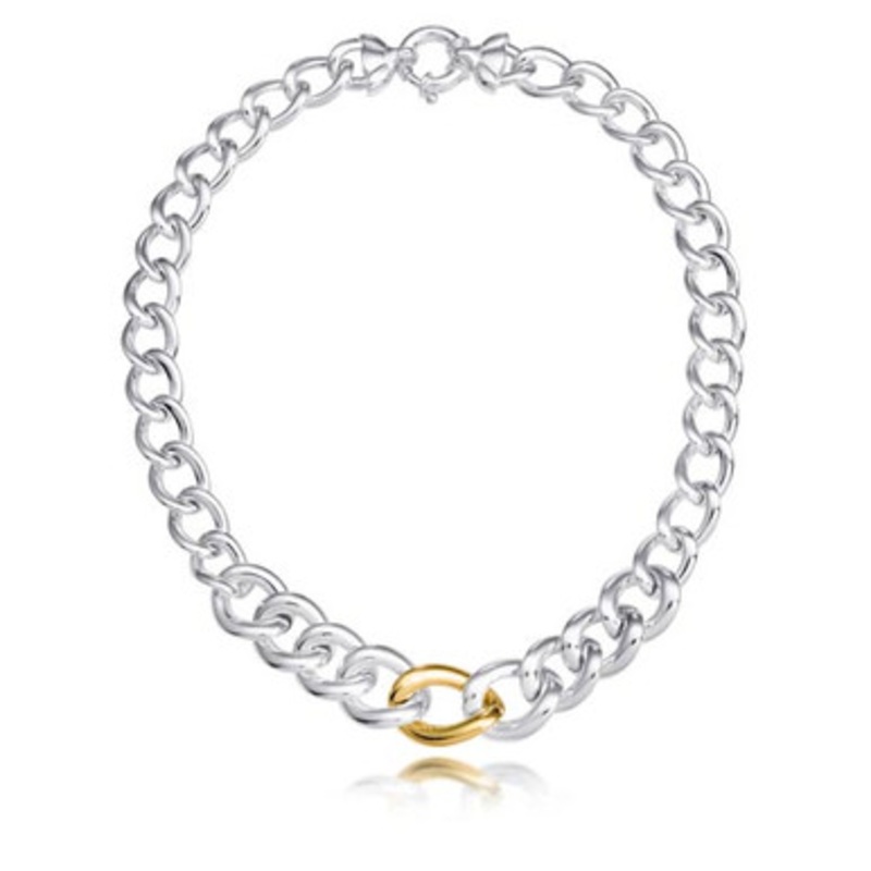 Curb Link Necklace [2YLNK0017]