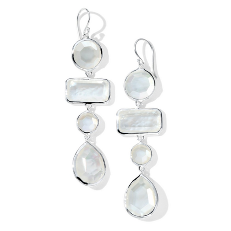 Rock Candy Mother Of Pearl Drop Earrings [JEOTH0783]