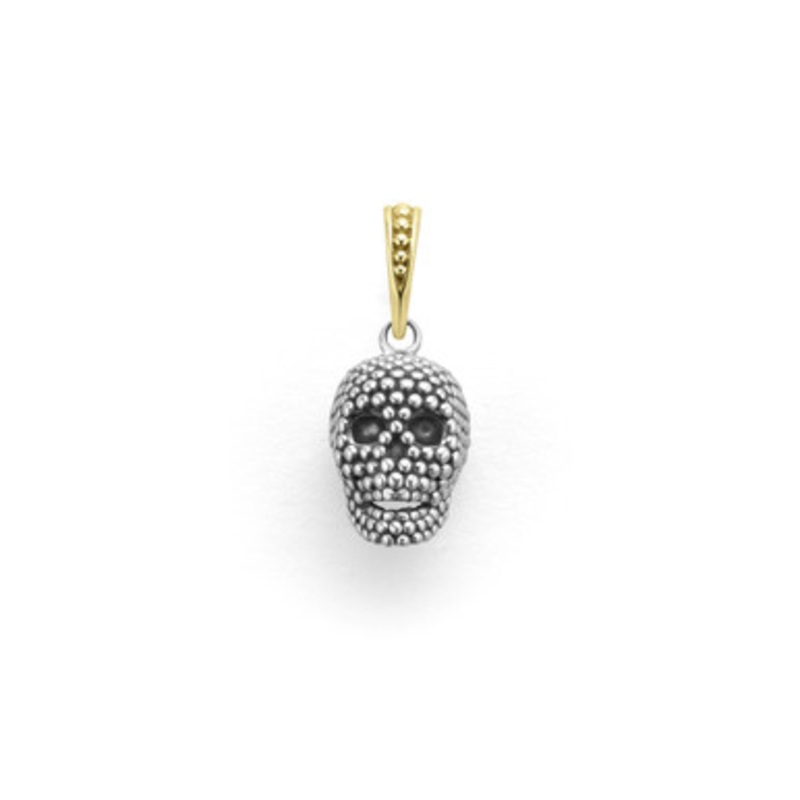 Anthem Caviar Beaded Skull Amulet [JCHRM0300]