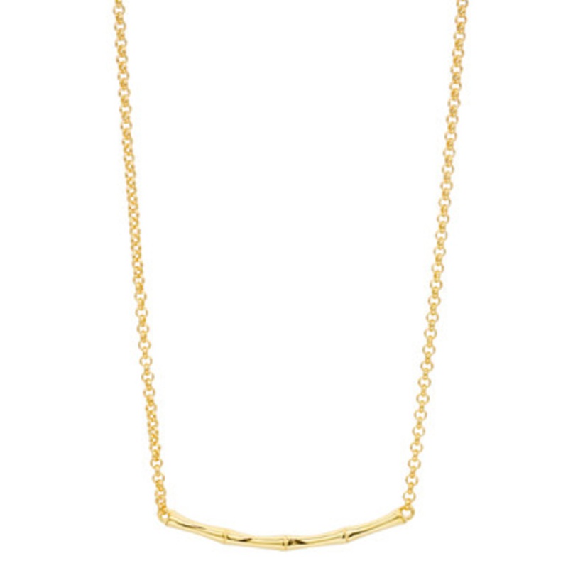 Bamboo Vermeil Necklace [2YVNK0134]