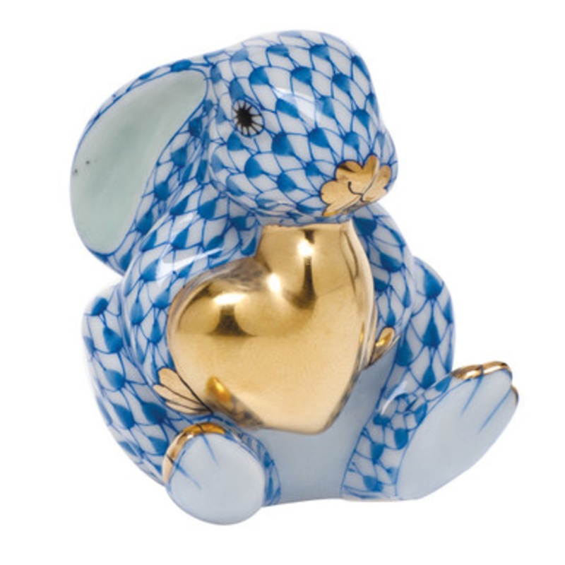 Bunny with Heart Blue [6COLF1883]