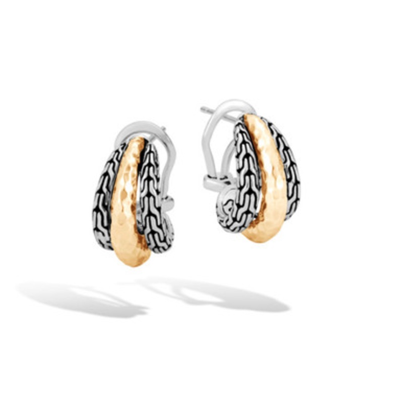 Bamboo Hoop Earrings [2YSHP0458]