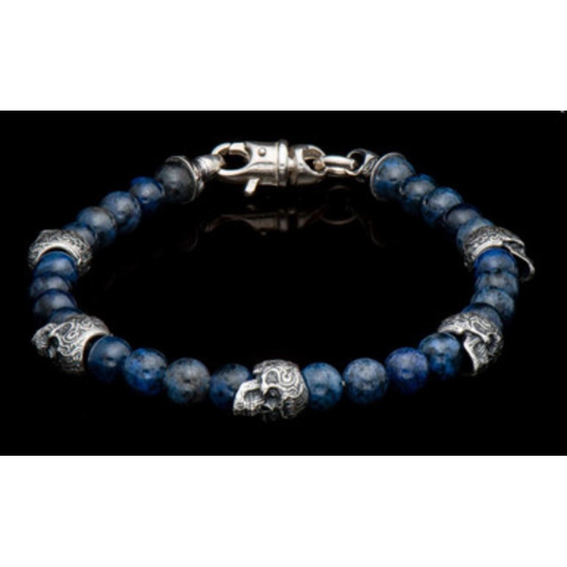 Blue Hawk Beaded Bracelet [JBOTH0650]