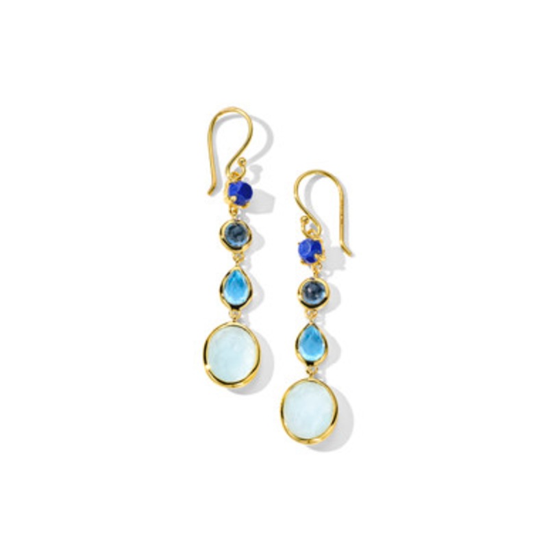 Rock Candy Multi Stone Drop Earrings [JEOTH1021]