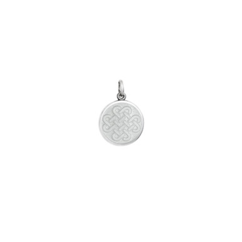 Small White Friendship Knot Pendant [JCHRM0016]
