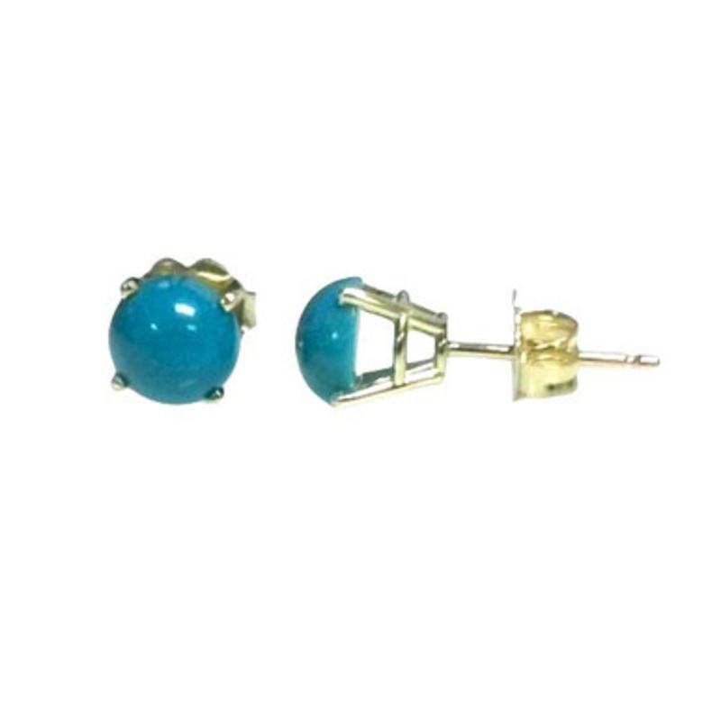 Turquoise Earrings [2EGEM3048]