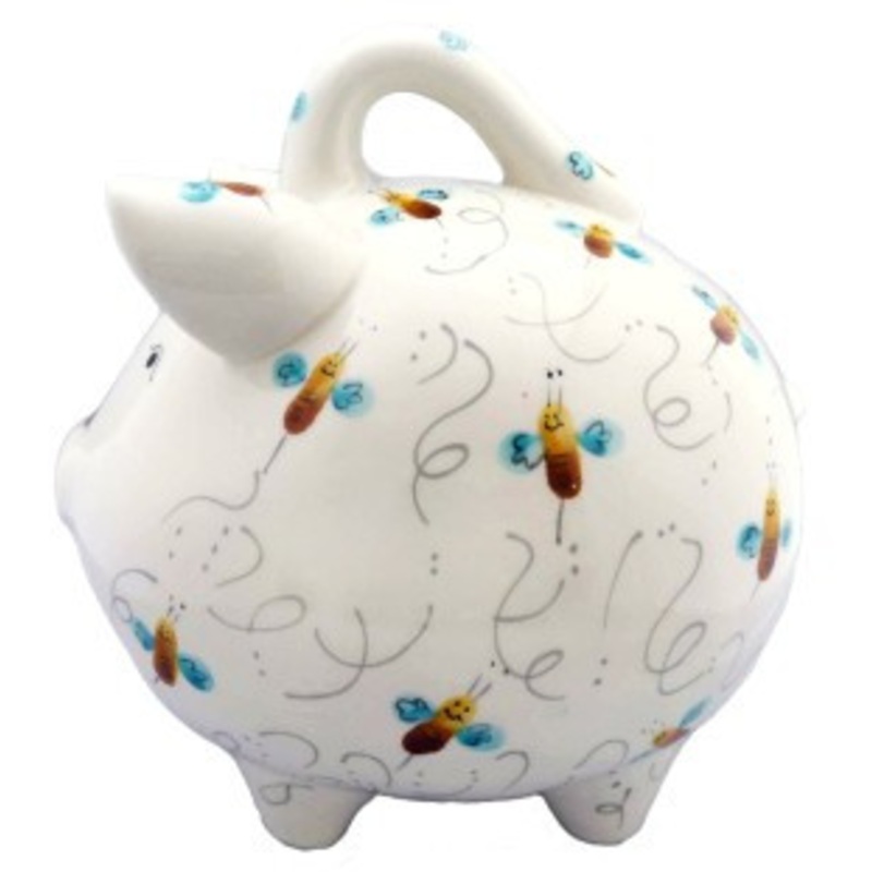 Blue Beez Piggy Bank [6BABY1310]