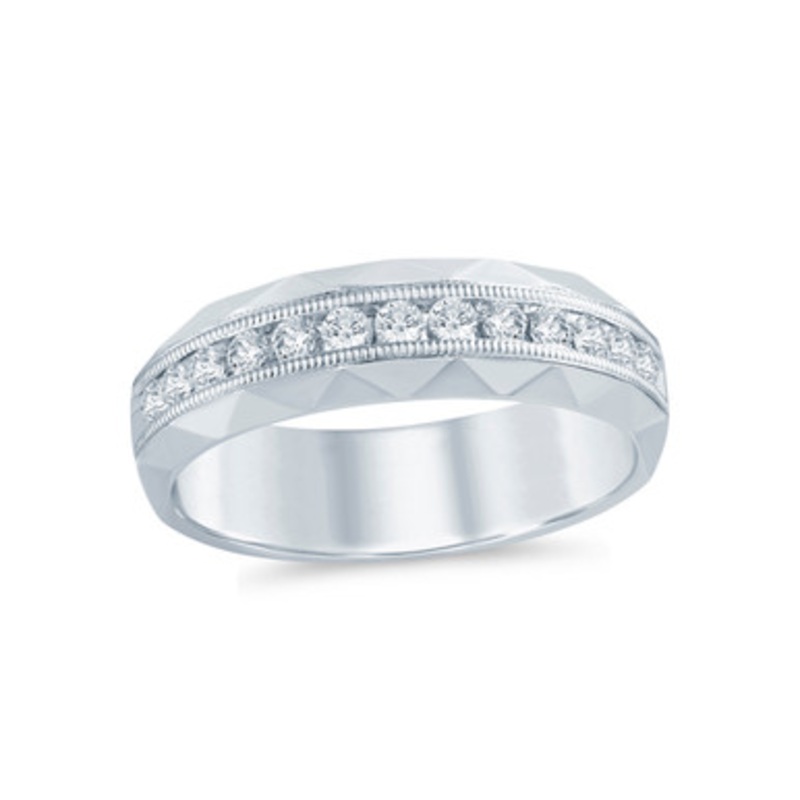 Channel Set Diamond Band [JRBND0892]