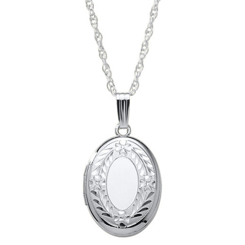 Detailed Oval Locket [2YLKT0030]