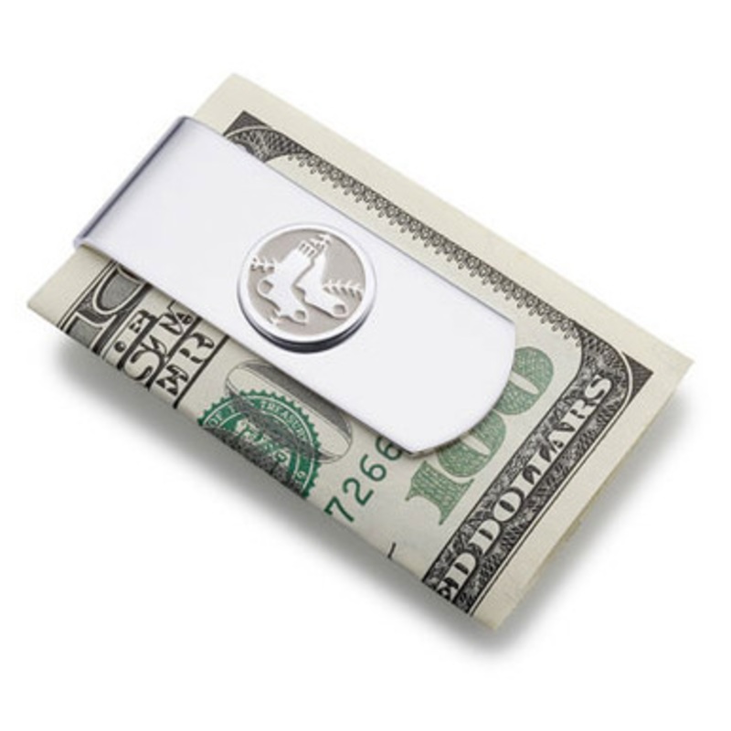 Red Sox Merchandise Money Clip in Sterling Si [2YMCL0083]