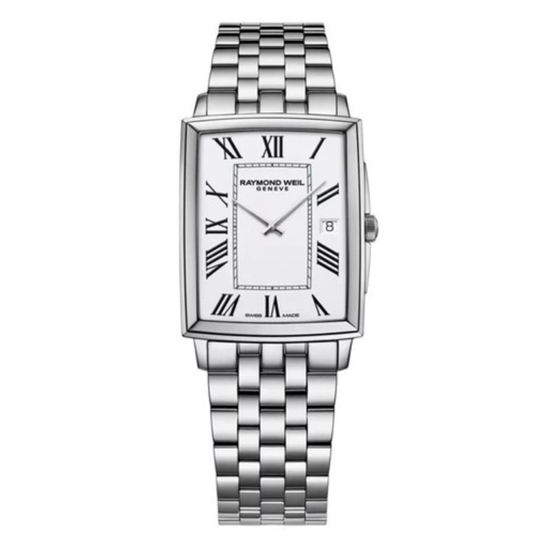 Toccata Men’s Classic Rectangular Quartz [4GRAY0484]