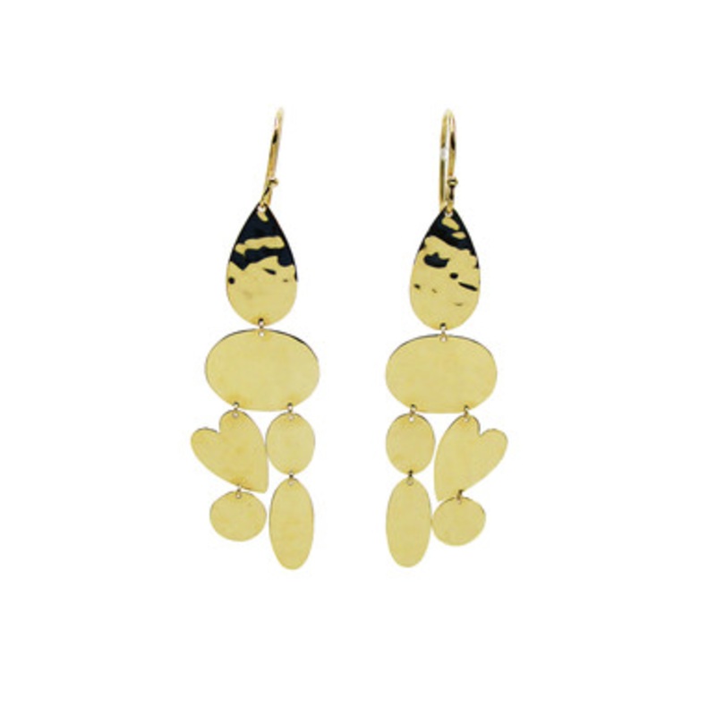 Classico Chandelier Heart Drop Earrings [JEOTH1065]