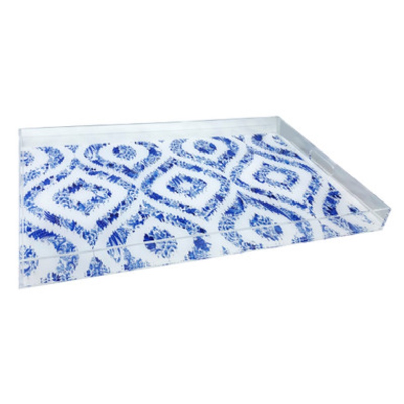 Royal Deft Ikat White Tray [GGTRY0008]