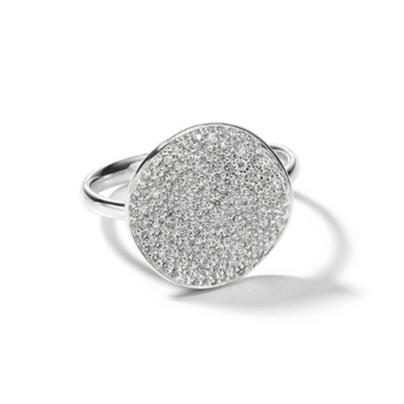 Stardust Diamond Flower Disc Ring [JROTH0981]