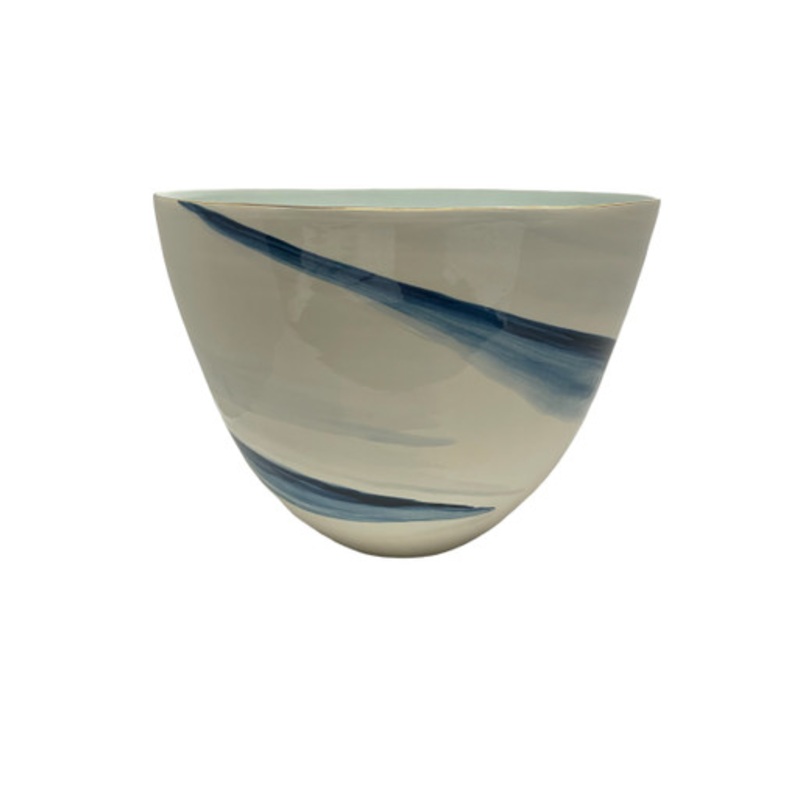 Swish Medium Bee Bowl in Prussiane [GGSRV0029]