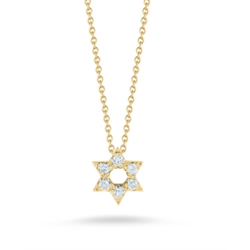 Tiny Treasures Star of David Pendant Necklace [1DFAD3020]