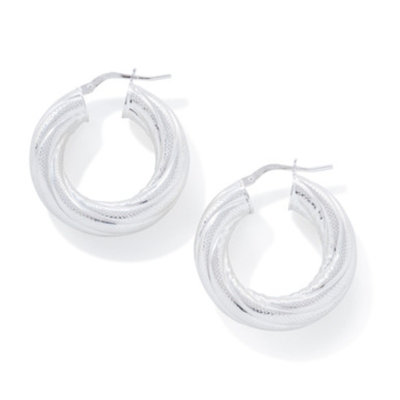 Twisted Hoop Earring  [JEHOP0054]