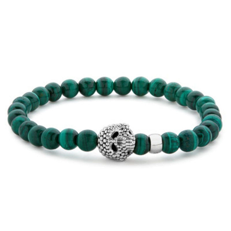 Anthem Malachite Skull Bracelet [JBOTH1170]