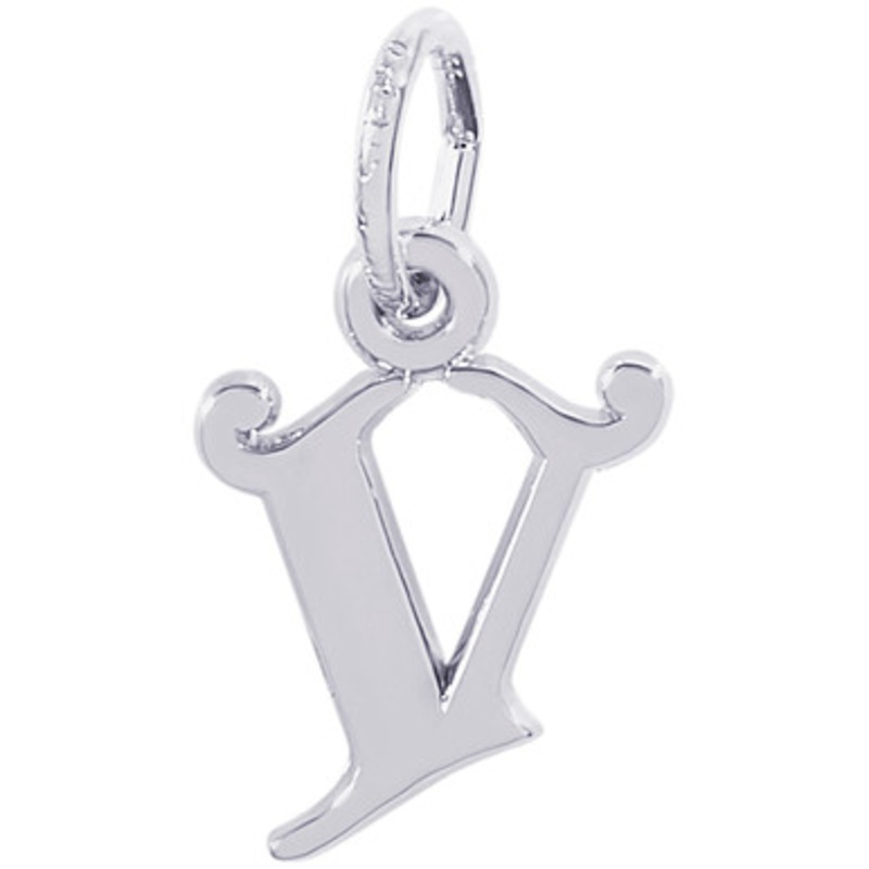 Curvy Initial V Charm [2YCHM1631]
