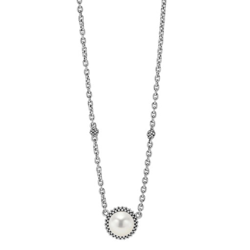 PEARL PENDANT NECKLACE [2CPFD0058]